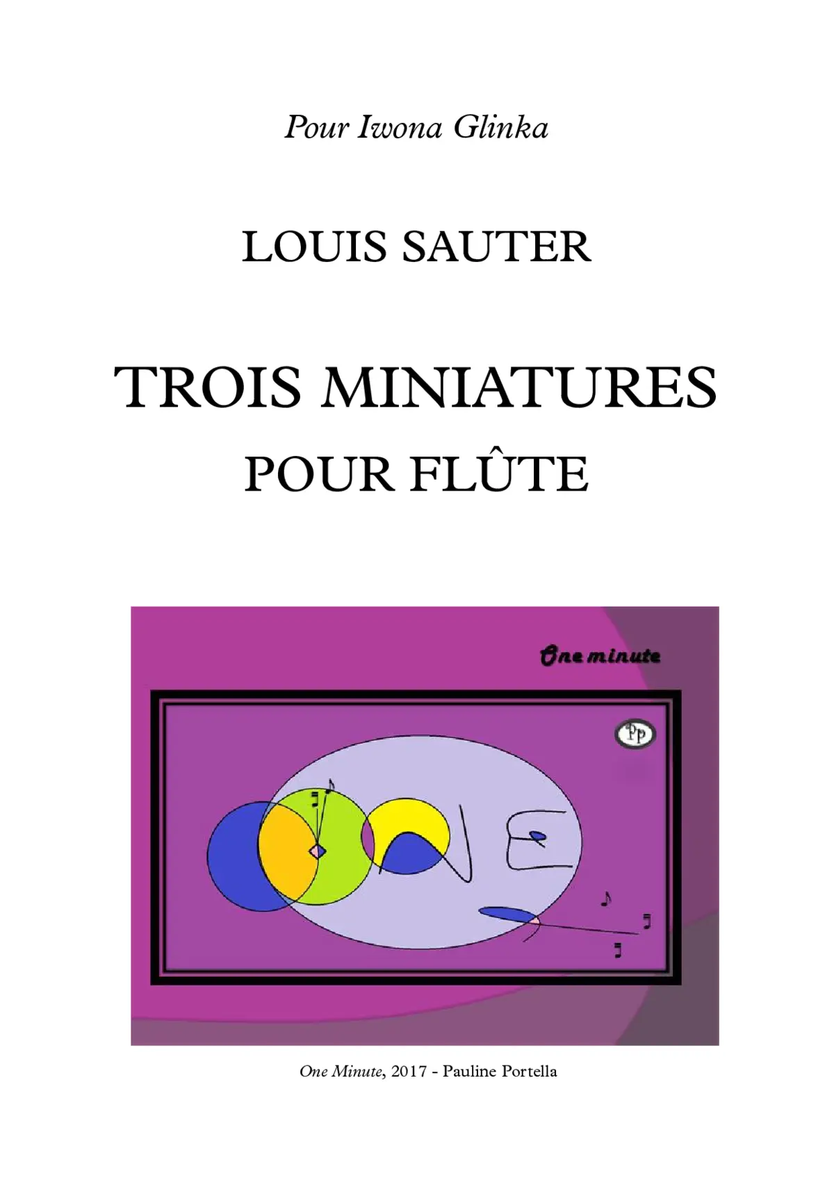 3 Miniatures pour flûte - Page 1