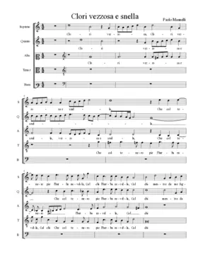 Clori vezzosa e snella