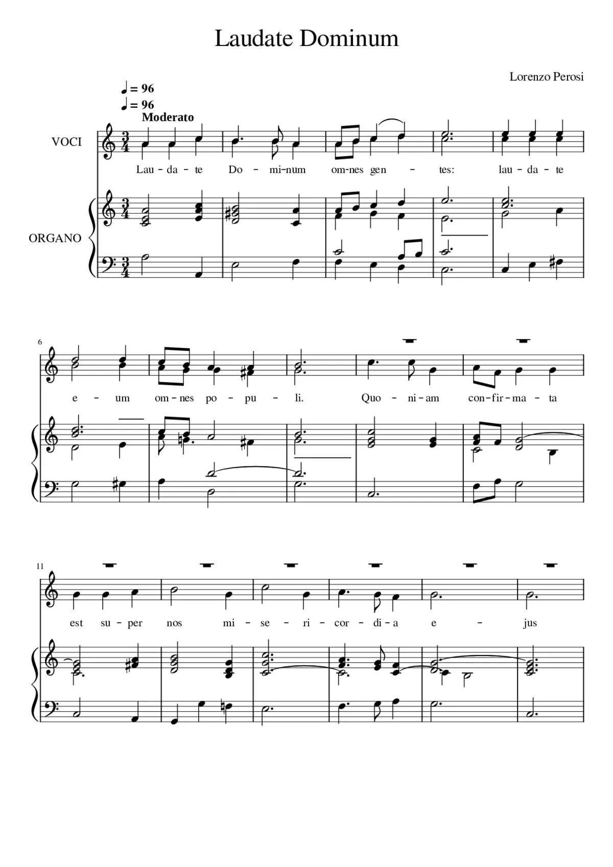 Laudate Dominum - Page 1