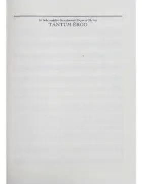 Tantum ergo