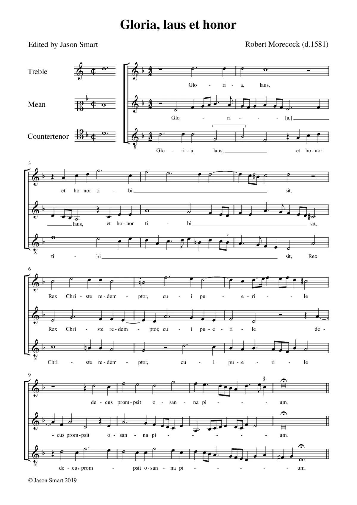 Gloria, laus et honor - Page 1