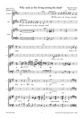 Why seek ye the living among the dead