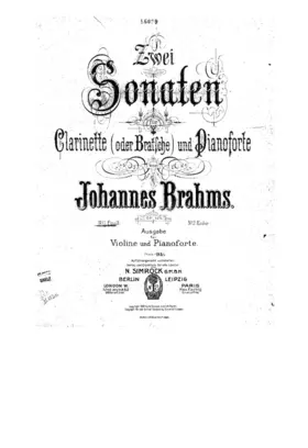 Clarinet Sonata No.2