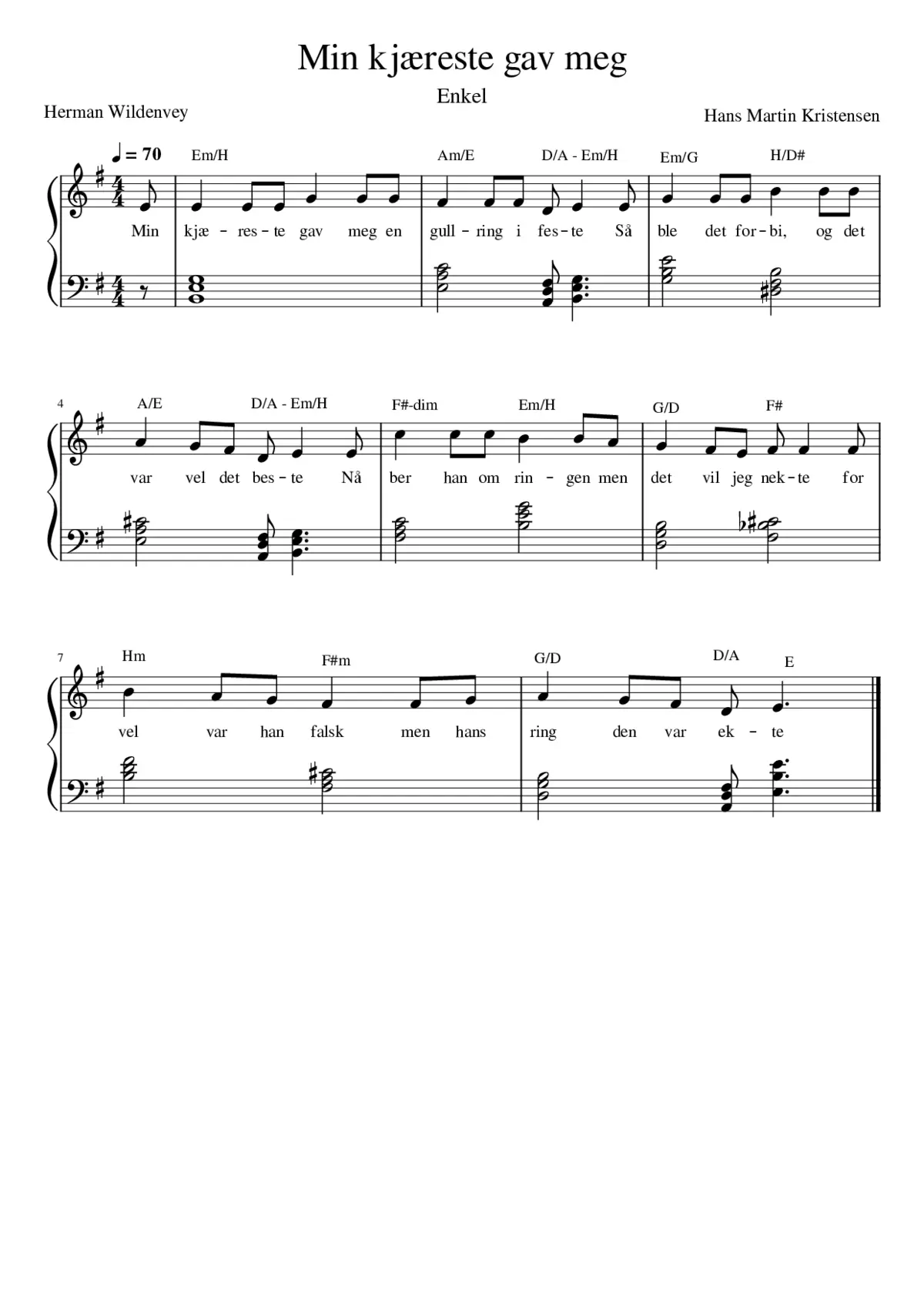 Min kjæreste gav meg - Page 1