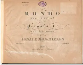 Rondo brillant for Piano Four-Hands