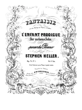 Fantaisie et Valse sur 'L'enfant prodigue'