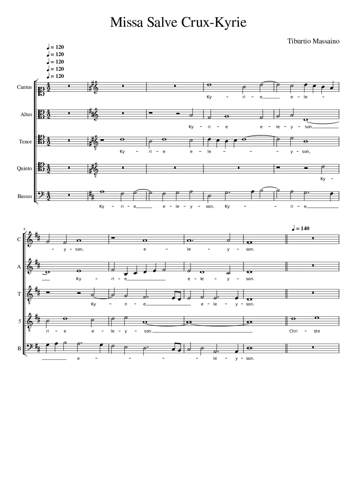 Missa Salve Crux - Page 1