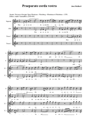 Praeparate corda vestra