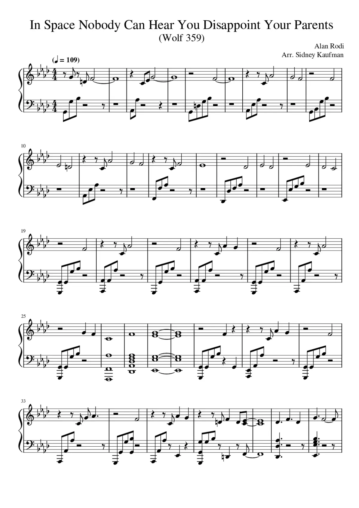 In Space Nobody Can Hear You Disappoint Your Parents - Page 1