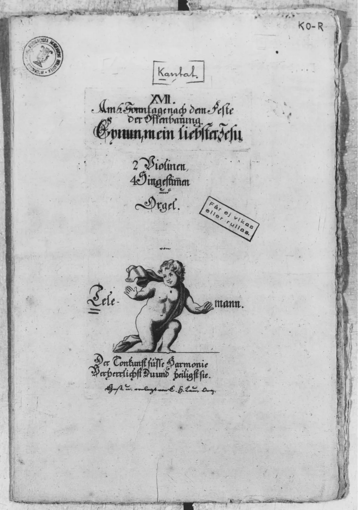 Ei nun, mein liebster Jesu - Page 1