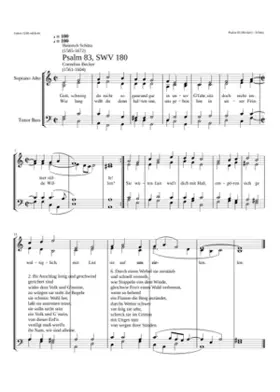 Gott schweig du nicht so ganz und gar SWV 180