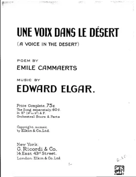 Une voix dans le désert