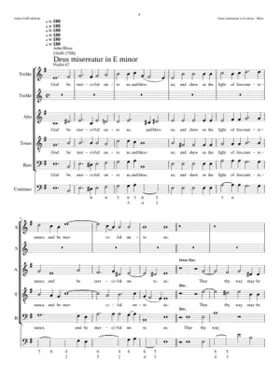 Deus misereatur in E minor