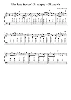 Miss Jane Stewart's Strathspey -- Pittyvaich