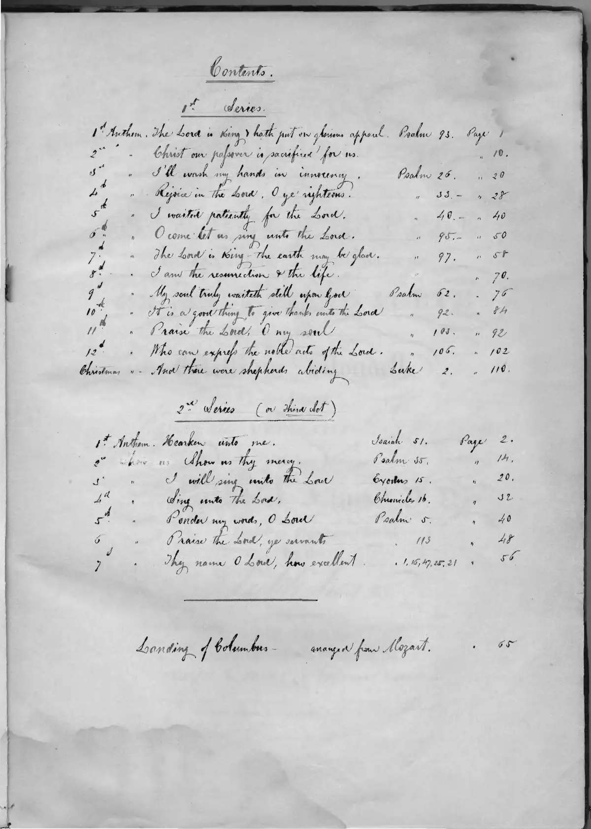 20 Anthems - Page 1