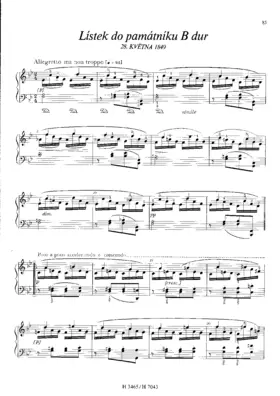Album Leaf in B-flat major, JB 1:46