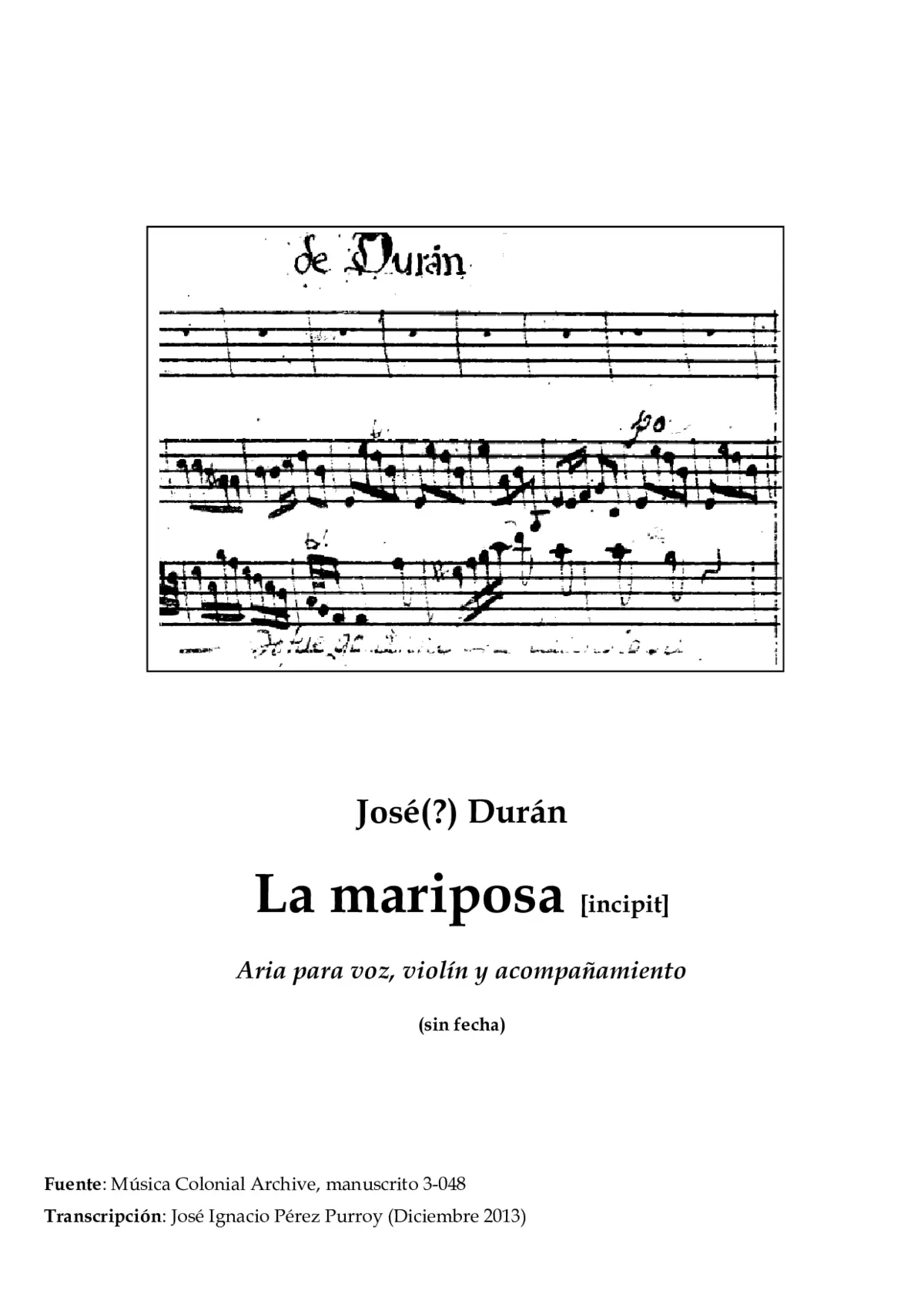 La mariposa - Page 1