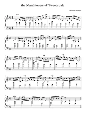 the Marchioness of Tweedsdale