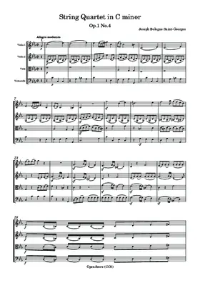 String Quartet in C minor, Op.1 No.4