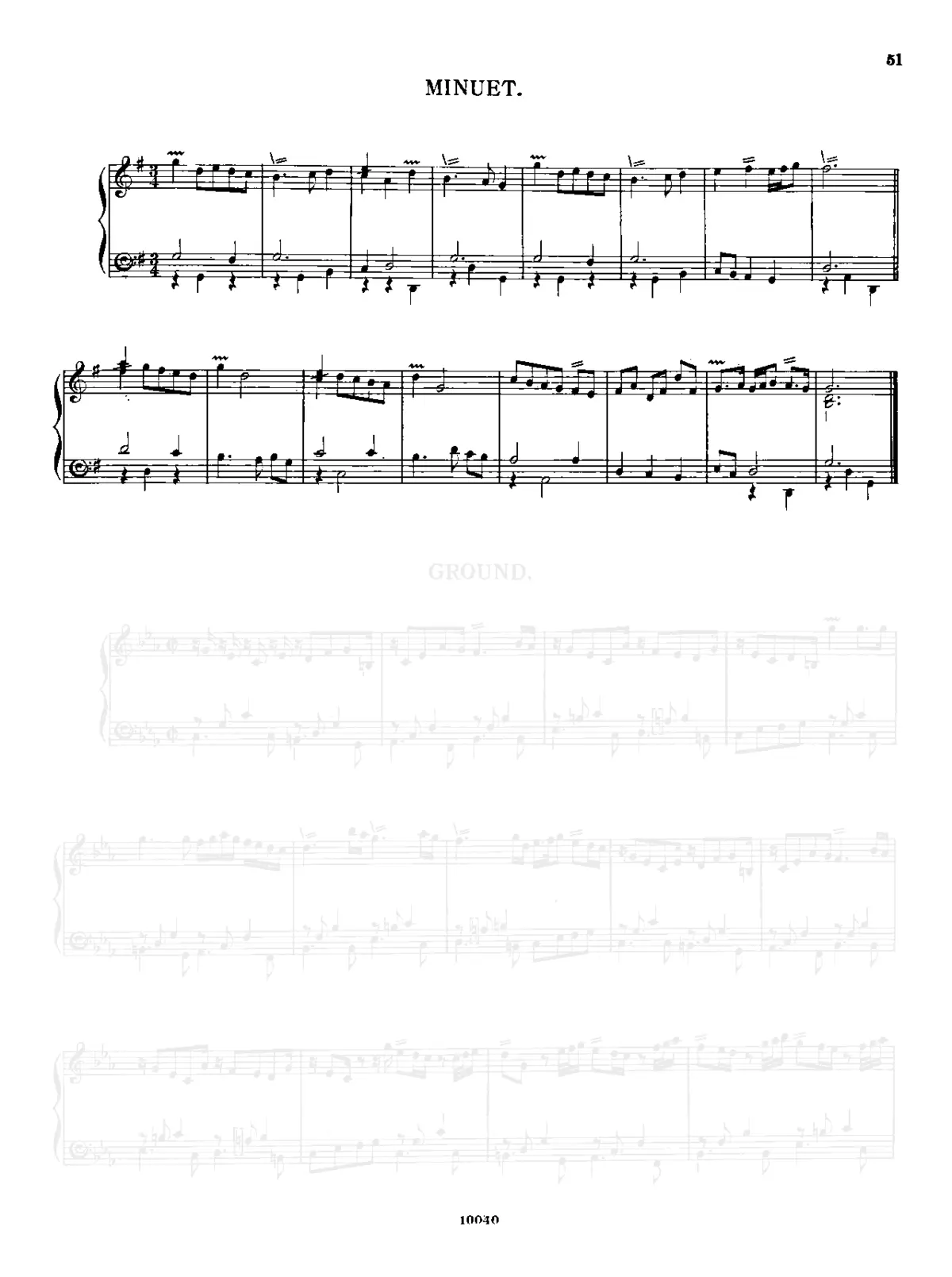 Minuet in G major - Page 1