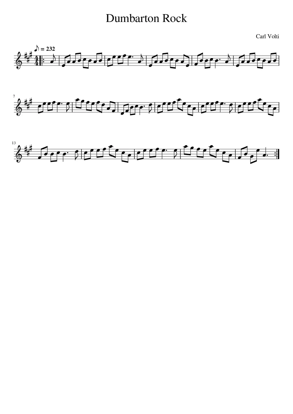 Dumbarton Rock - Page 1