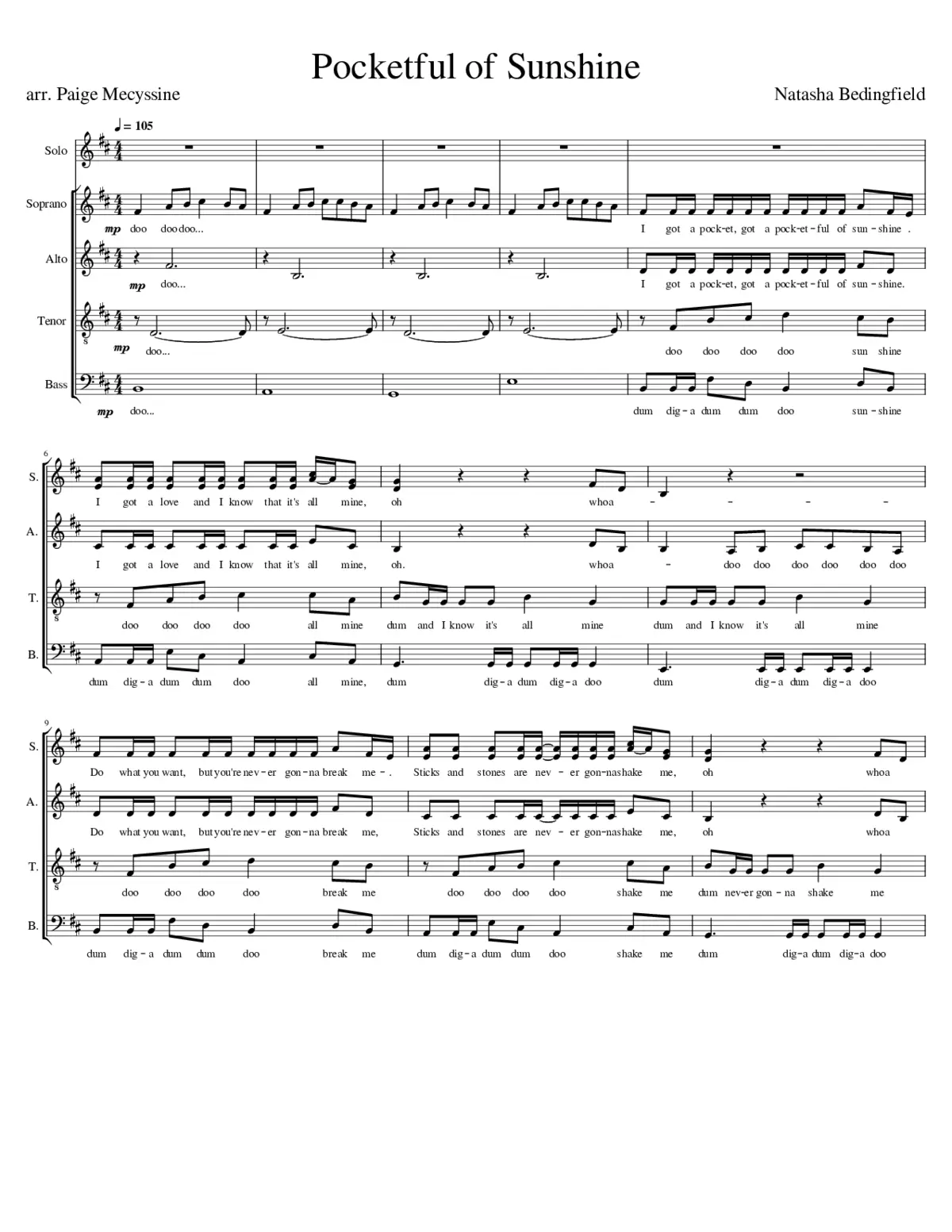 pocketful of sunshine - Page 1