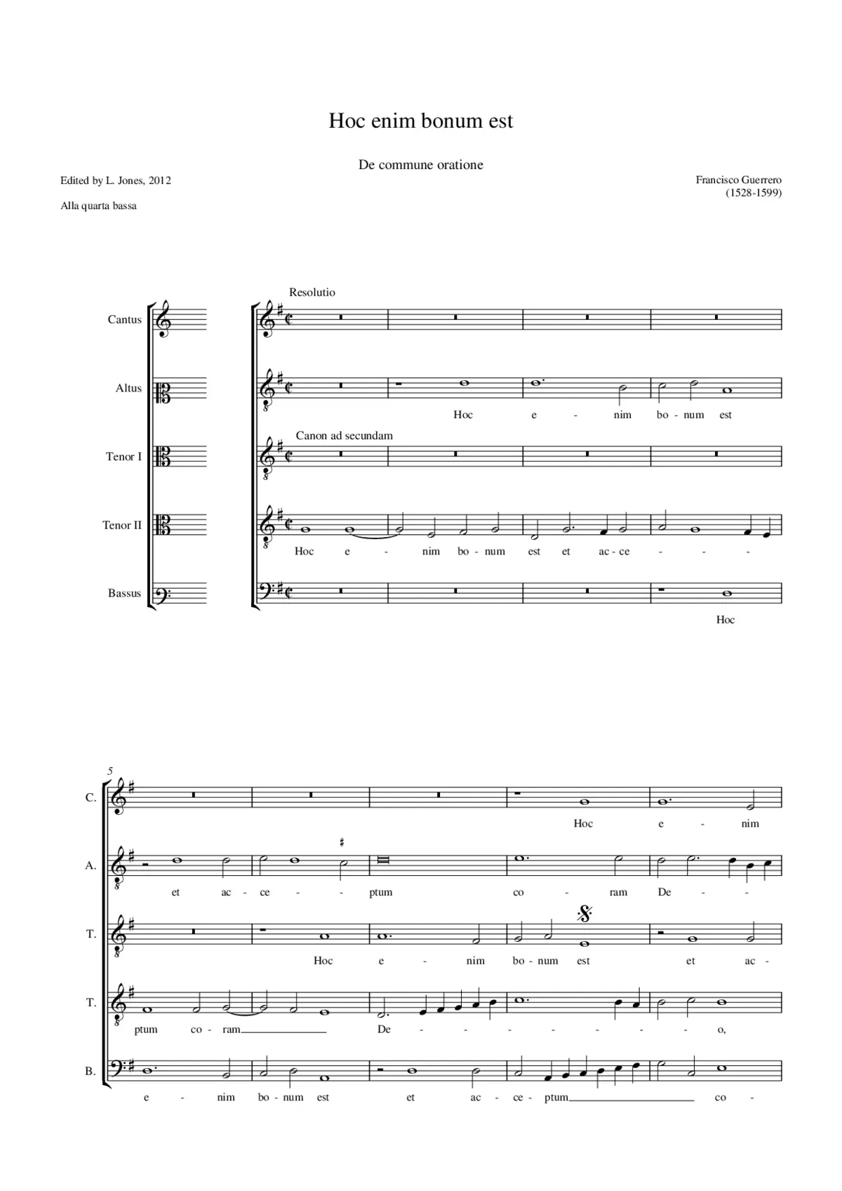 Hoc enim bonum est - Page 1
