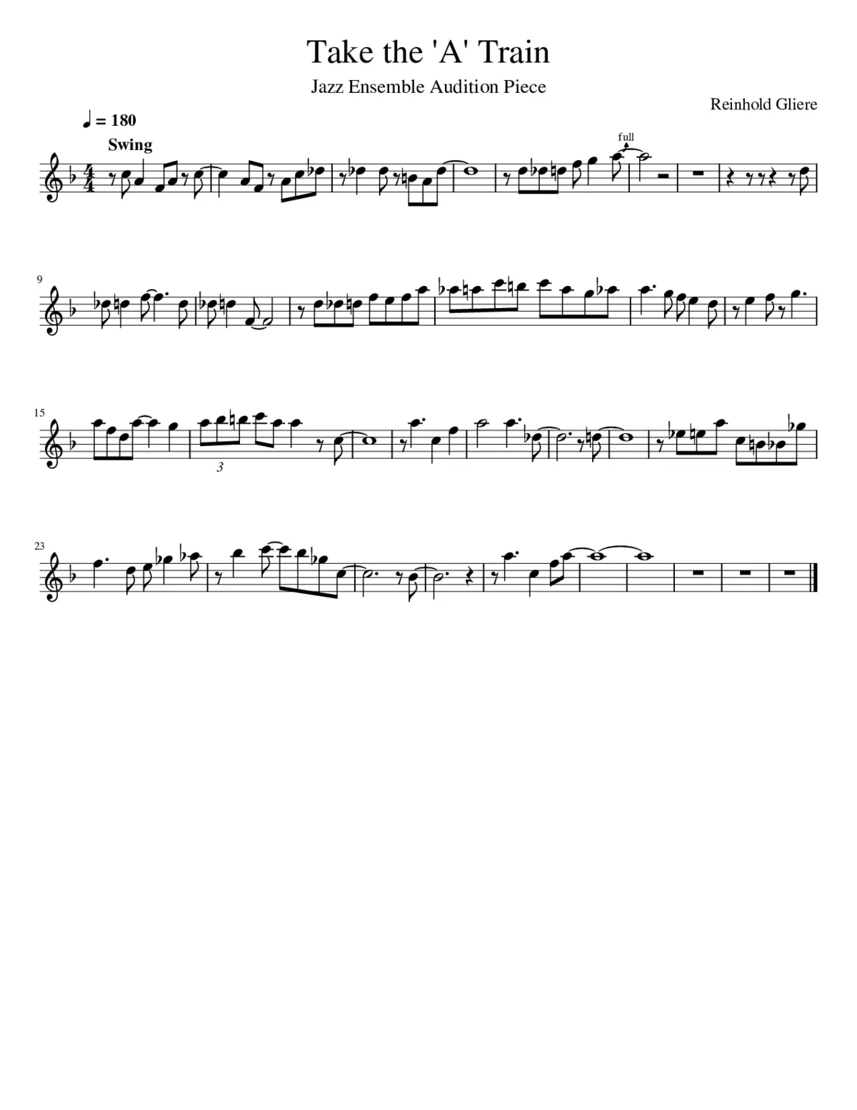 take the a train - Page 1