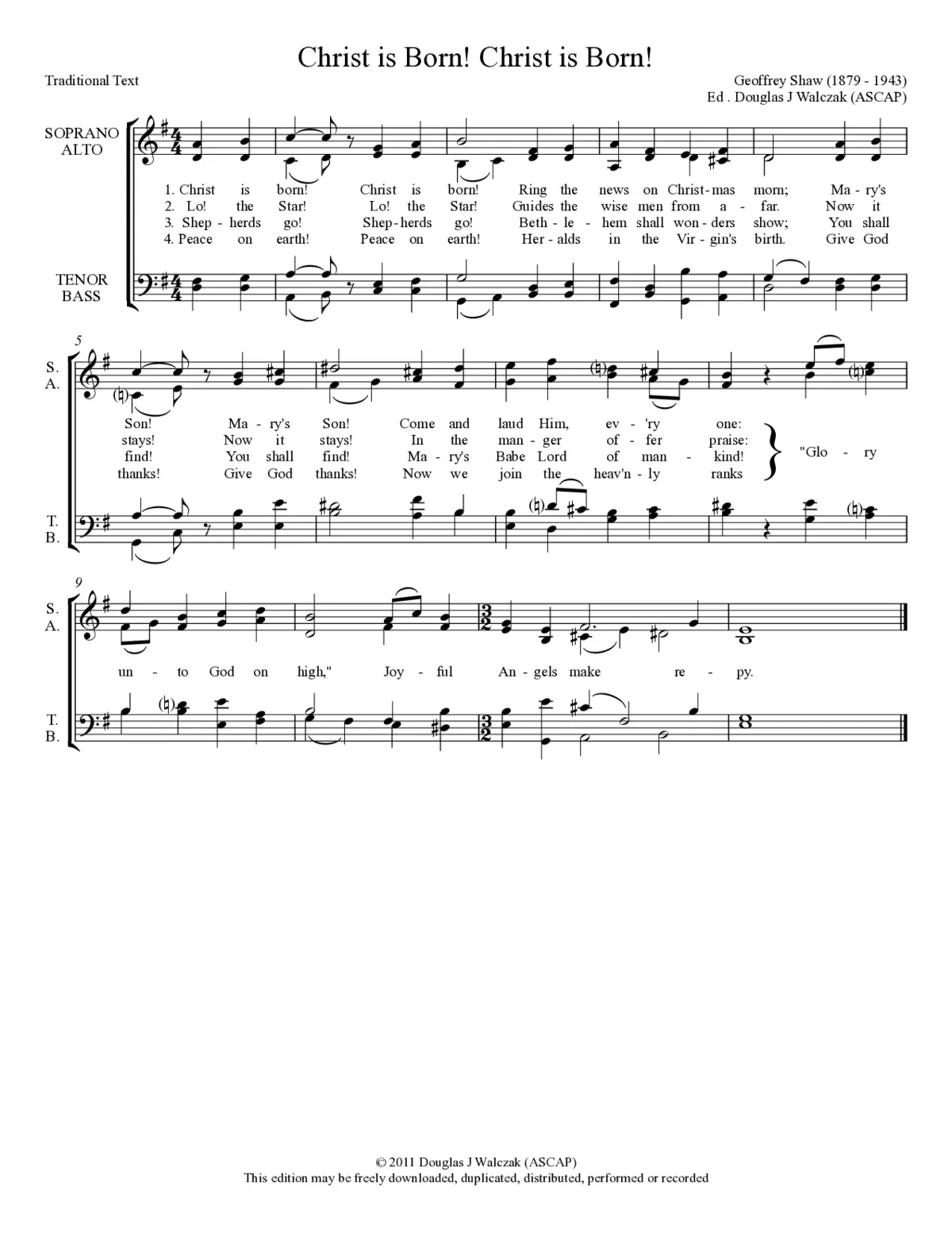 Christ is born! Christ is born! - Page 1