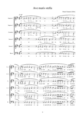 Ave maris stella a 6
