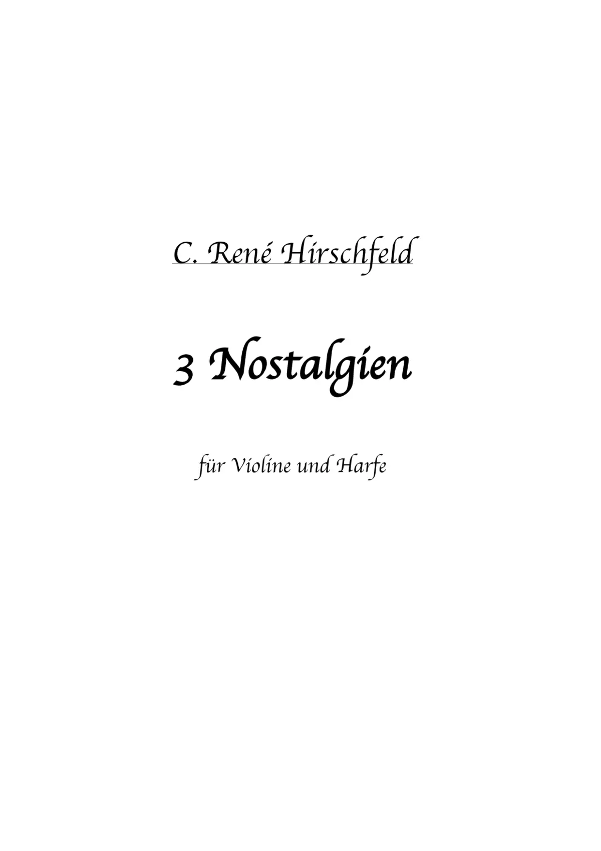 3 Nostalgien - Page 1