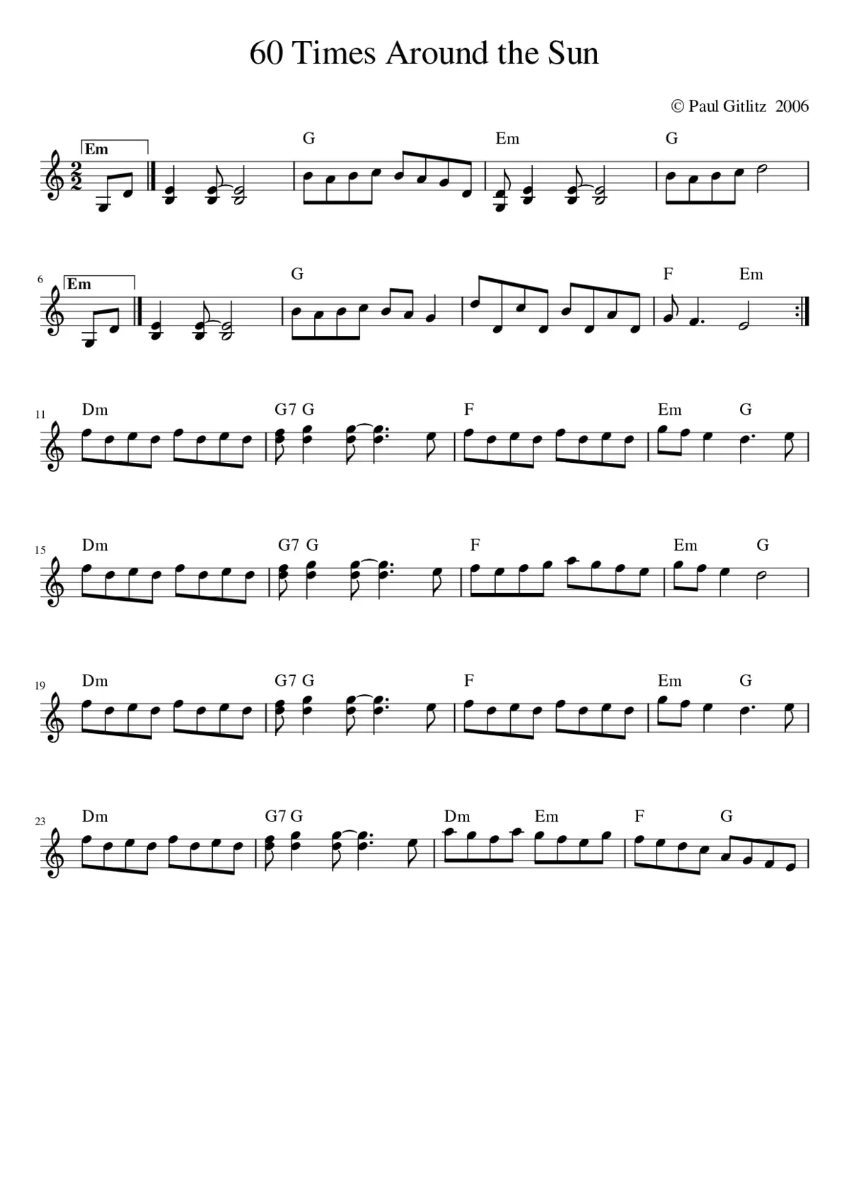 60 Times Around the Sun - Page 1