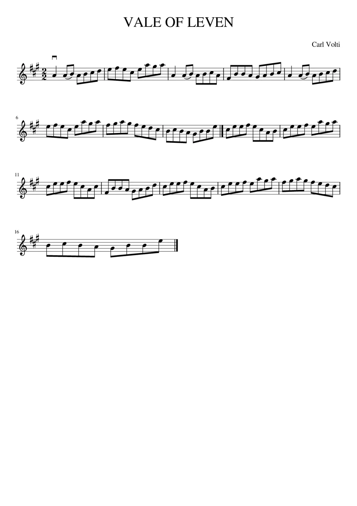 VALE OF LEVEN - Page 1