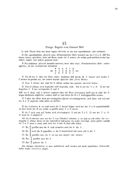 Einige Reguln vom General Baß