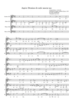 Aspice Domine de sede sancta tua