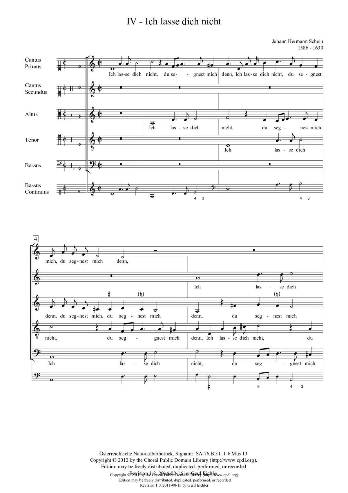Ich lasse dich nicht - Page 1