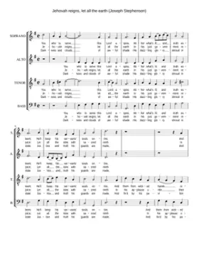 Jehovah reigns let all the earth