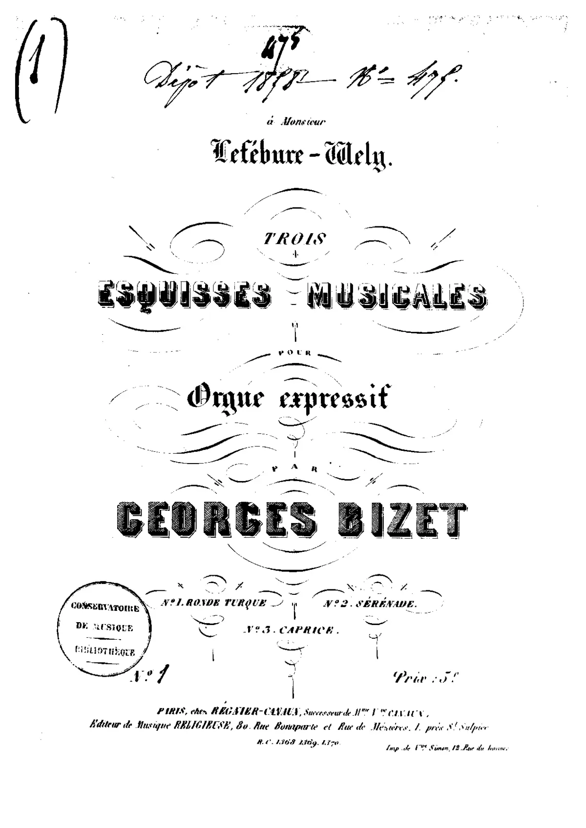 3 Esquisses musicales - Page 1