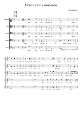 Mentre ch'in chiuso loco