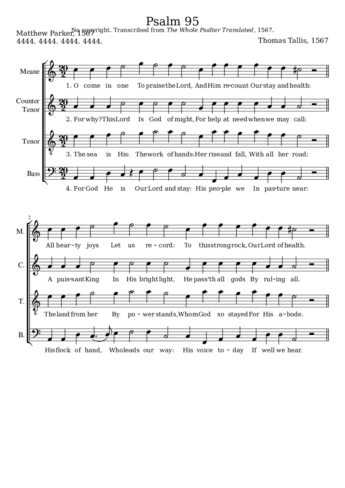 O come in one - Page 1