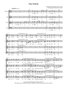 Ave Maria in C a4