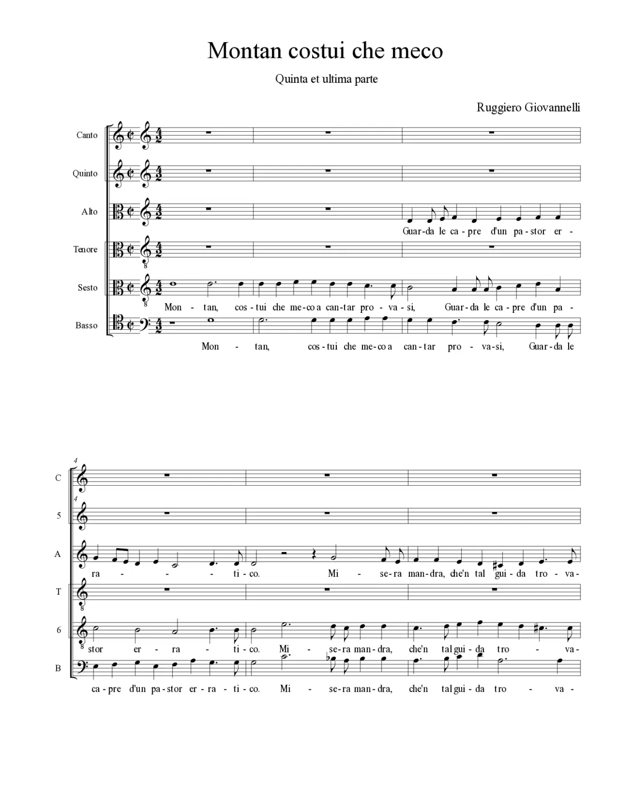 Montan costui che meco - Page 1