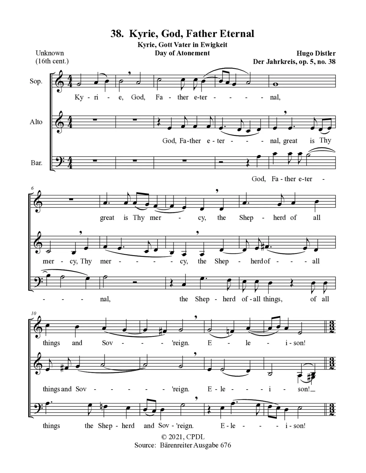 Kyrie, Gott Vater in Ewigkeit - Page 1
