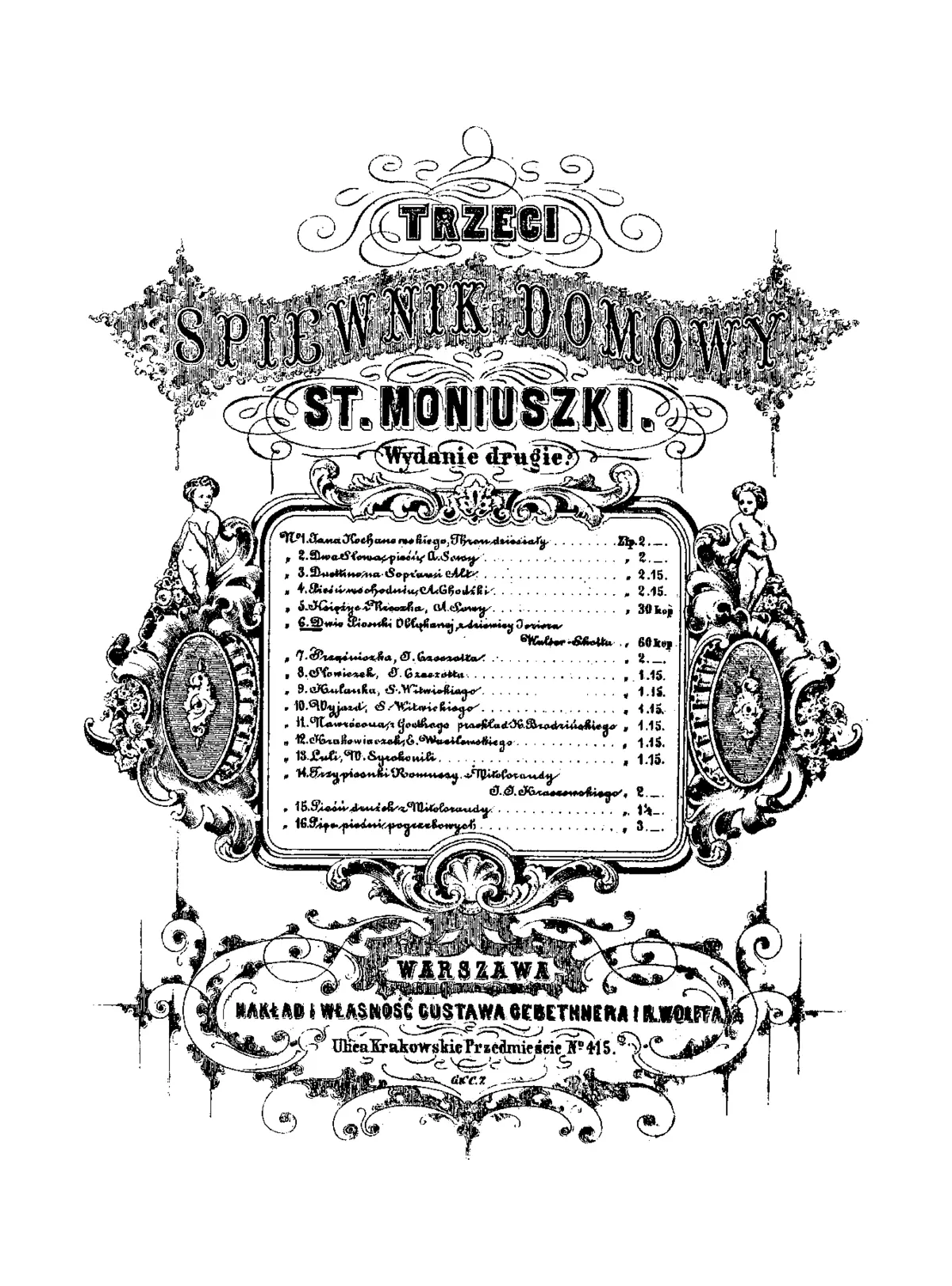 2 Piosnki obłąkanej - Page 1