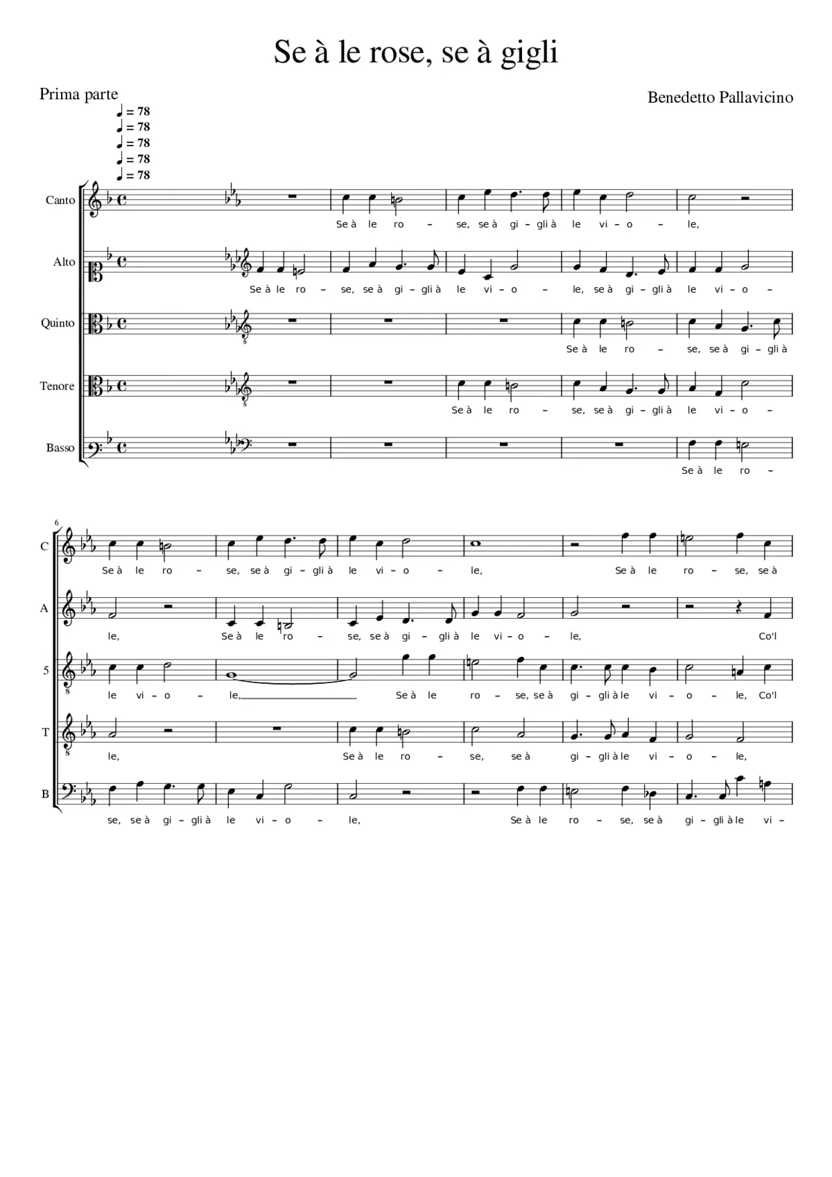 Se à le rose se à gigli - Page 1