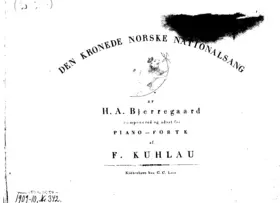 Den kronede norske Nationalsang, WoO 139