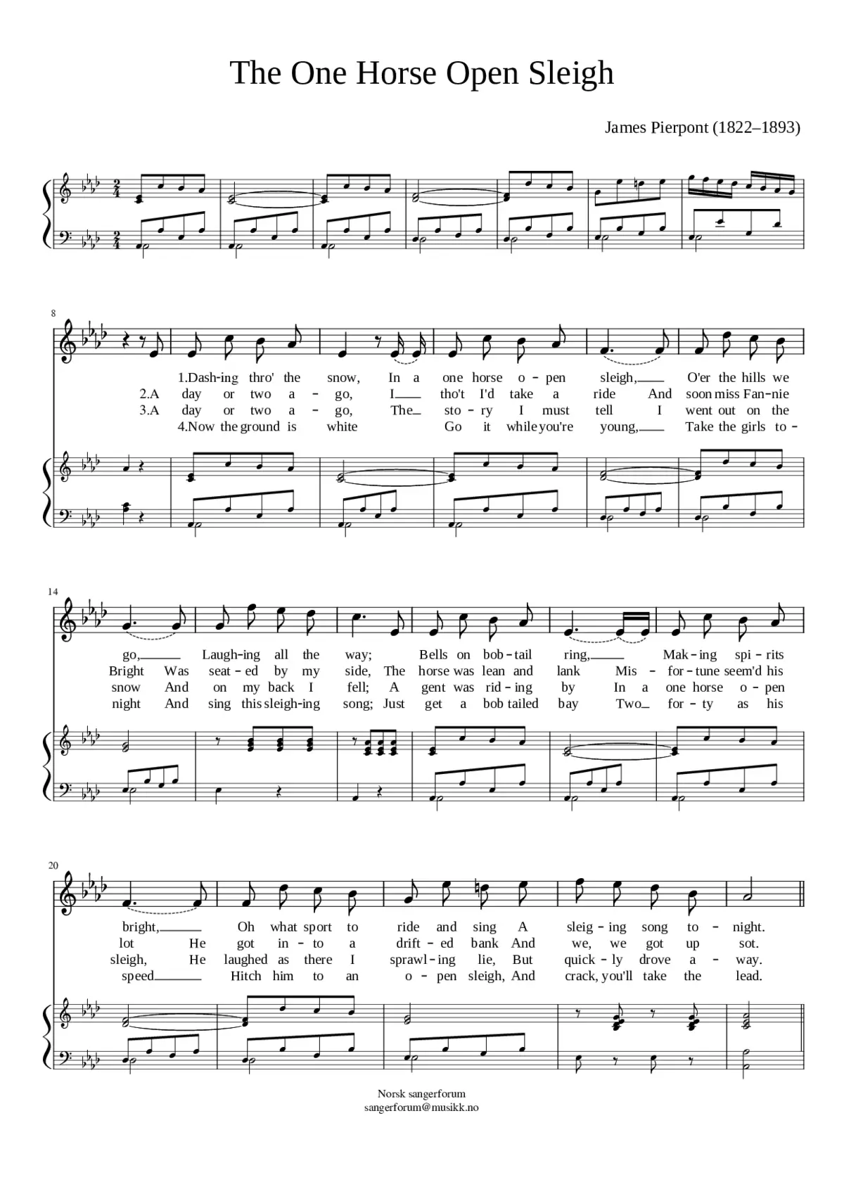 Jingle Bells - Page 1