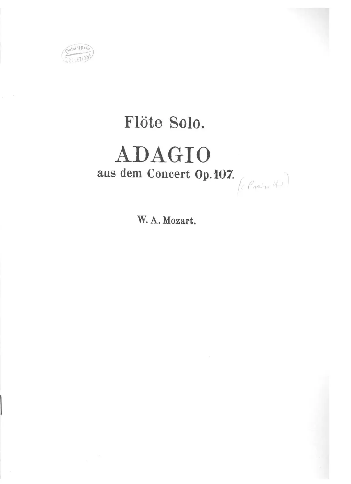 Clarinet Concerto - Page 1