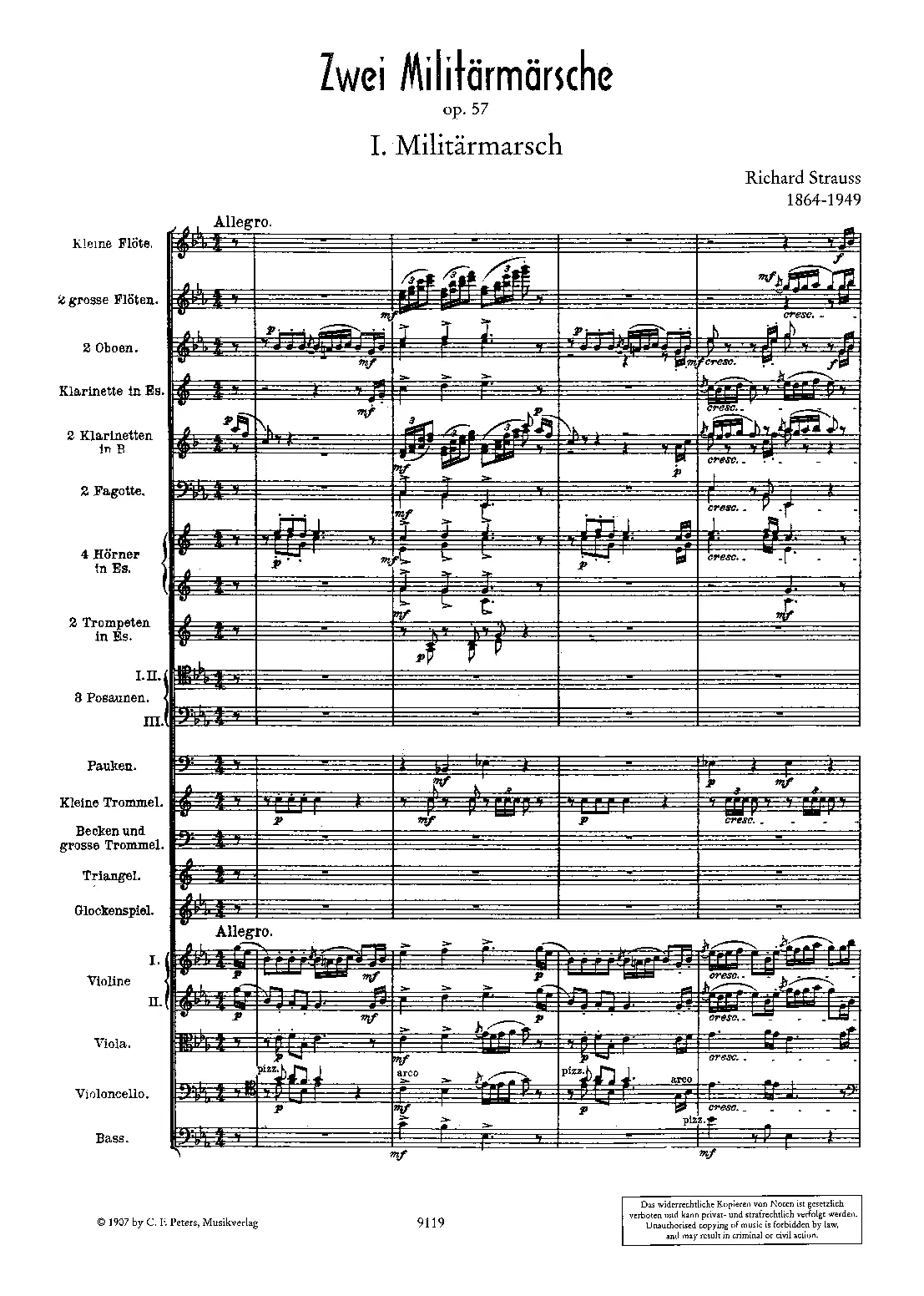 2 Military Marches - Page 1