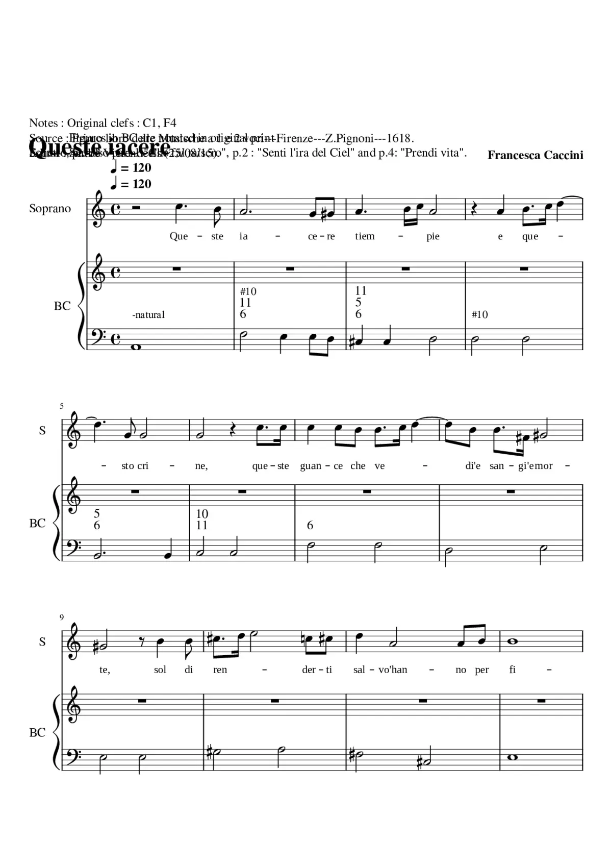 Queste iacere tiempie - Page 1